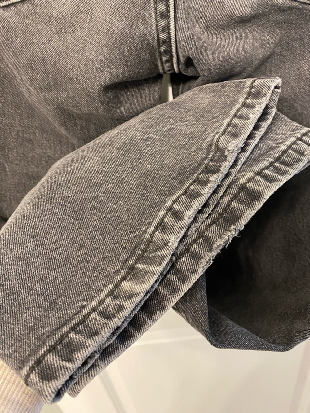 Levi's Noughties Boot Cut Low Rise Y2K Streetwear Black Charcoal Jeans Size 29 - Picture 15 of 16